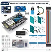 Weather Station Weather Instrument Kit NodeMCU ESP8266 0.96'’ OLED for Arduino