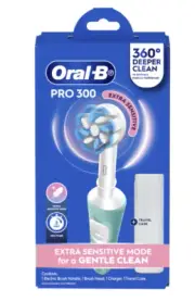 Oral-B Pro 300 Electric Toothbrush Extra Sensitive Set Blue