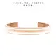 Daniel Wellington DW 手環 Emalie 經典雙色手環玫瑰金x白M DW00400005