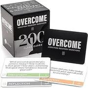 Overcome Complete – Addiction Recovery Questions Group Therapy Game Combo Set – 200 Cards – Therapeutic & Counseling Conversations – Icebreaker for Substance Abuse, Relapse Prevention, & Mental Health