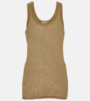[Lemaire] Lemaire Silk jersey tank top UK 12 brown