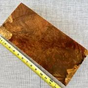 Amboyna Burl Wood Pen Blanks Knife Scales Turning Blank 13 1/2" x 6 1/4" x 3 1/8