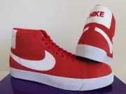 NIKE SB ZOOM BLAZER MID UNIVERSITY RED-WHITE SZ 9.5