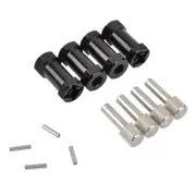 1/10 RC Car SCX10 RC4WD D90 Alloy Wheel Hub Hex 12mm Extension Adapter-Pack of 4