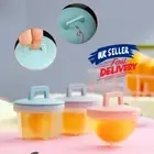 4PCS Boiled Egg Boiler Cups Cooker Poacher Steamer without Shell Sep08
