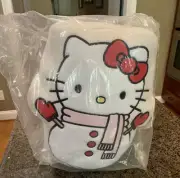 Pottery Barn Teen Hello Kitty Snowman Pillow Plush Holiday Christmas - NWT