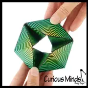 Infinity Flip and Fold Optical Illusion Fidget - Magic Endless Folding Fidget To