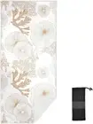 Gold Corals Towel Beach Multi Purpose Sand Free Towels for Gym, 30 * 60 Inches