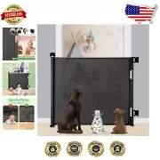 Retractable Baby Gate 33" Tall x 55" Wide - Extra Wide Safety Solution for Pets