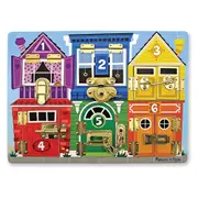 Melissa & Doug Wooden Latches Board Activity Play Game Toy Kids/Children 3y+