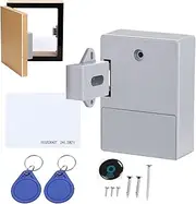 Door Security Lock, RFID Security Lock, RFID Magnetic Keyless Security Lock, Keyless Smart Home Security Lock No Drilling Required for Cabinet and Drawer