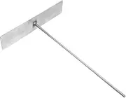 Yardenfun Fireplace Cleaning Supplies Ash Scraper Coal Scraper BBQ Ash Rake Heatproof Reusable for Efficient Cleaning