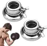 Weight Bar Clamps, Barbell Collars, Portable Barbell, Iron Weight, 1-Inch Barbell Clamp Set, Portable Collars for Dumbbell and Barbell Weight Lifting