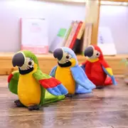Talking Parrot Repeats What You Say Plush Animal Toy Electronic Parrot Toy Plush Toy Parrot Toys Be