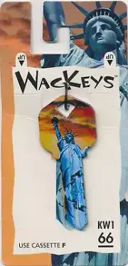 WACKEYS STATUE OF LIBERTY BLANK KEY KW1 66