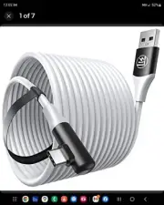 LK Link Cable 16 FT Compatible with Oculus/Meta Quest 2/1 and PC/Steam VR,VR...