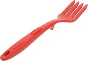 OKUMEYR Large Reusable Cooking Fork Kitchen Pasta Server Fork Silicone Material Easy to Wash Ergonomic Handle for Family Restaurant Use
