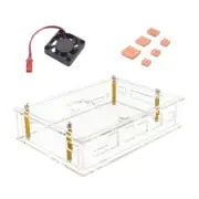 4X(For Banana Pi -F3 Acrylic Case Transparent with Cooling Fan for4115