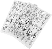 AUTSUPPL Water Soluble Embroidery Patterns Transfer Paper 2 Sheets Hand Embroidery Stabilizer Quilting Materials Washable Dissolvable