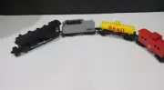 Vintage Toy Train Set 4 PIECE Shell Gas Fletcher Barnhardt Diecast HO Train SET