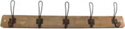 Antique Style Wooden Wall Mount Coat Rack Hat or Key Hook Primitive Farmhouse Decor