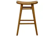 CT Aria Solid Timber Oval Top Bar Stool