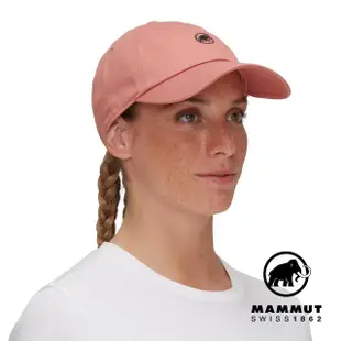 【Mammut 長毛象】Baseball Cap Mammut 經典棒球帽 磚紅PRT1 #1191-00051