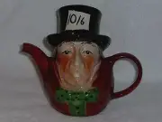 STAFFORDSHIRE ALICE IN WONDERLAND MADHATTER TEA POT STAFF/ENGLAND