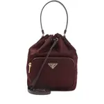 [Prada] Prada Duet Bucket Bag ONE SIZE RED