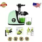 Light Green 2-Speed Slow Masticating Juicer - Quiet & Efficient Juice Extractor