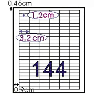 【文具通】L1232S籤12x32mm藍15入 ASL1232S