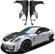 Left & Right Car Side Fenders Vent Styling Bodykit Compatible for Panamera 971 Upguard MSY S/tyle Front Protection Fender Mudguards