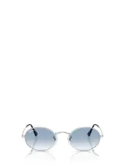 oval-frame sunglasses 54 Blue