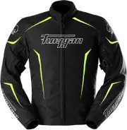 Furygan Yori, textile jacket , color: Black/Neon-Yellow , size: S