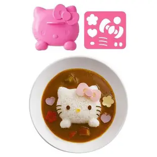 日本 OSK 米飯 飯糰模具DIY組 -Hello Kitty 壓模器具(4121) 日本娃娃兵