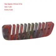 (Amber)Harmonica Comb Parts Accessories Acrylic For Golden Melody Set