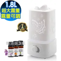 在飛比找PChome24h購物優惠-【Warm】雙噴頭香氛負離子超音波水氧機(W-180白)