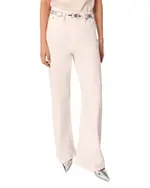 Maje Wide Leg Rhinestone Jeans