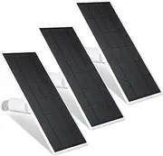[Wasserstein] Solar Panel for Google Nest Cam Outdoor or Indoor, Battery - with 2.5W Solar Power - Made for Google Nest (3-Pack)
