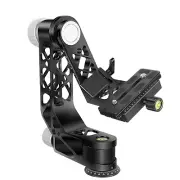 720° Fully skeletonized cantilever Gimbal Tripod Head With Quick Release Plate