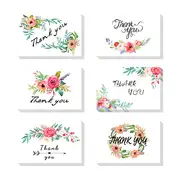 48pcs Premium Greeting Cards Thank You Cards 6 Styles Bulk Mixed Party