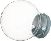 Empty Glass Snow Globe Replacement Parts Snow Globe DIY Kit Crystal Ball Prop Soft Snowglobe Kit Glass Transparent