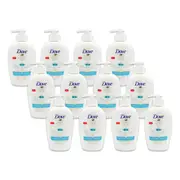 12x Dove 250ml Care & Protect Home/Office Antibacterial Liquid Hand Wash Soap