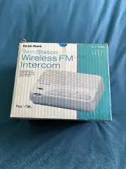 Radio Shack Two-Station Wireless FM Intercom System Two Units 43-227 Never Used