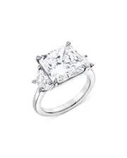 Bloomingdale's Fine Collection Certified Lab Grown Square Radiant Diamond Engagement Ring in 18K White Gold, 8.45 ct. t. w.