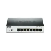 D Link 8 Port Gigabit Smart Managed Poe Switch With 8 Poe Ports