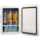 evor Mini Fridge for Bedroom, 10 Liter/12 Can Portable Fridges, Luxury Small ...