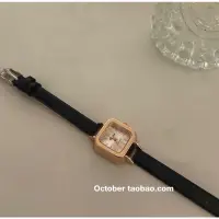 在飛比找蝦皮購物優惠-韓系ins風復古焦糖手錶
