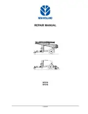 New Holland SF210, SF216 Field Sprayer Service Manual Repair Shop Book