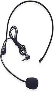 OSALADI Small Volume Headset 3.5mm Jack Portable Voice Amplifier for Teachers Supermarket